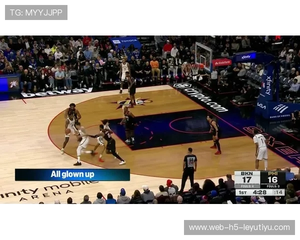 小波特快攻顺下暴扣得分，篮网再度扩大优势